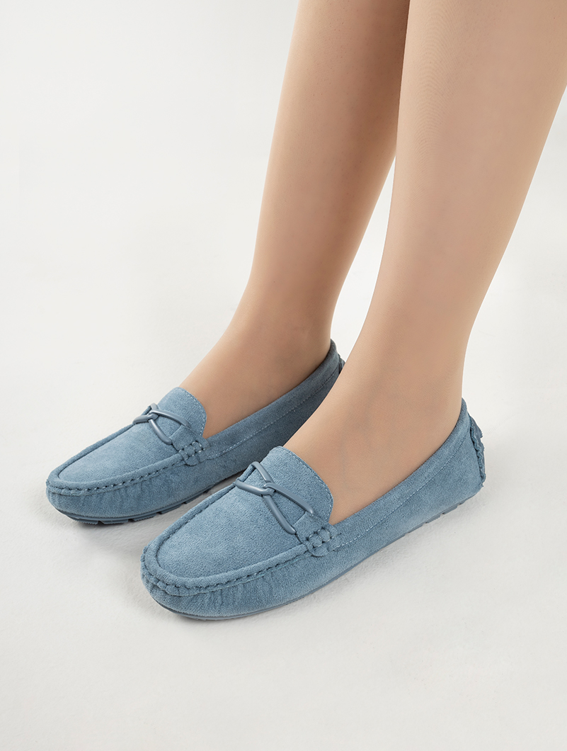 Mocassins en daim